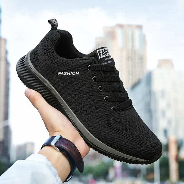 Zapatillas de correr para hombre, zapatos deportivos ligeros para caminar, zapatos informales transpirables de malla clásica, mocasines de moda para hombre, zapatillas de deporte para hombre - Imagen 4