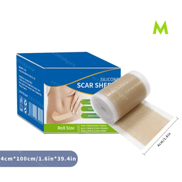 Cinta de silicona para cicatrices, hojas para cicatrices, silicona suave, reutilizable, cinta para cicatrices, hoja para cicatrices, parche, cinta de belleza - Imagen 8