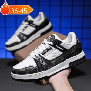 Zapatos de suela blanda transpirables para primavera, zapatos de trabajo informales, resistentes al desgaste, a la moda, fáciles de combinar, zapatos de tabla elevados, zapatos de calle para hombre