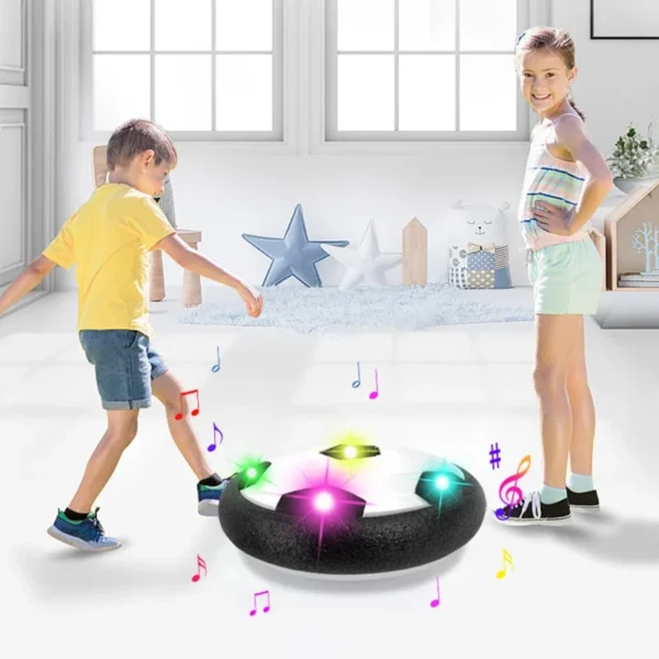 Juguete deportivo para niños al aire libre para interiores, pelota de fútbol flotante, juguete de fútbol intermitente Led, juguetes deportivos interactivos para niños, pelotas, regalos para niños - Imagen 2