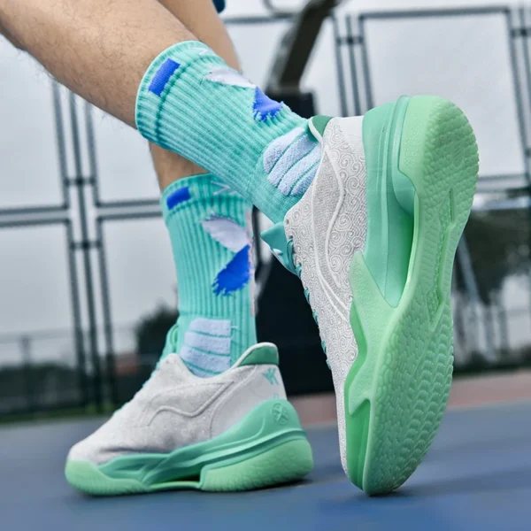 Zapatos deportivos informales para hombre, zapatillas de baloncesto antideslizantes para parejas, suelas gruesas de alta calidad, zapatos informales de lujo para hombre - Imagen 5
