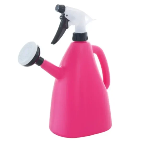 Regadera de plástico para plantas de jardín, suministros de jardinería, pulverizador de presión ajustable, hervidor de agua para interior, pulverizador de flores para el hogar, 1L - Imagen 9