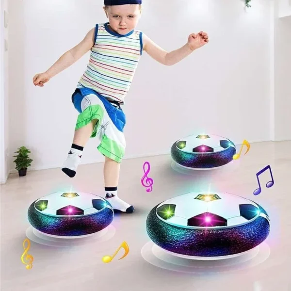Juguete deportivo para niños al aire libre para interiores, pelota de fútbol flotante, juguete de fútbol intermitente Led, juguetes deportivos interactivos para niños, pelotas, regalos para niños - Imagen 6