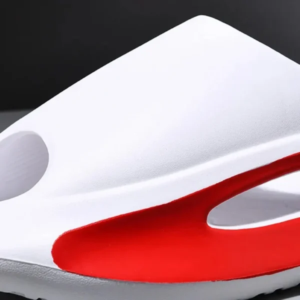 Zapatillas gruesas de EVA para interior de hombre, zapatillas frescas de suela blanda para el hogar, prendas de vestir para hombre, sandalias deslizantes por lotes de zapatos - Imagen 6