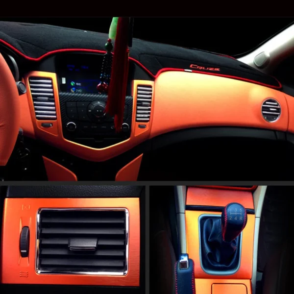 Pegatina de satén mate de 50x400/600cm, película decorativa de revestimiento de vinilo, calcomanías DIY para modificación de coche, accesorios exteriores - Imagen 4