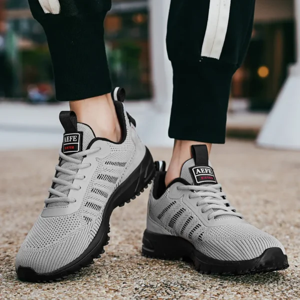 Zapatos para correr para hombre, zapatos deportivos transpirables para exteriores, zapatillas ligeras para hombre, calzado de entrenamiento atlético cómodo - Imagen 6