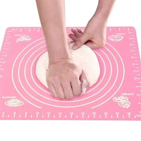 Esteras de silicona para hornear hoja masa de Pizza soporte antiadherente pastelería accesorios de cocina herramientas de cocina utensilios para hornear 29*26cm - Imagen 4
