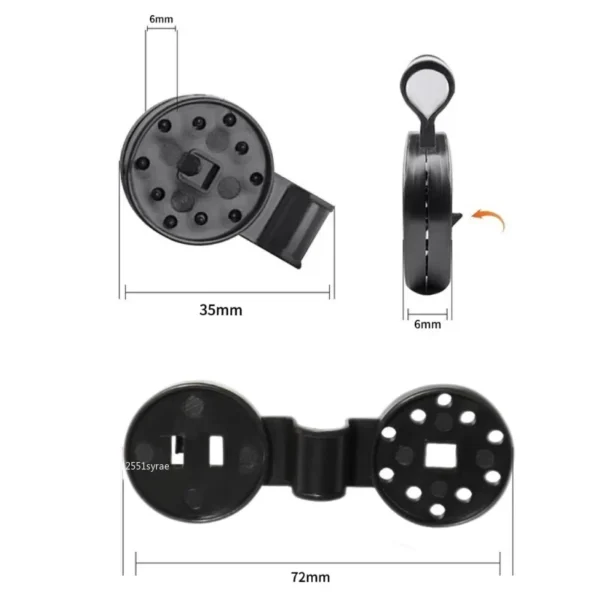 Clips de plástico de agarre de bloqueo de alta resistencia abrazadera de fijación de tela de sombra de invernadero Clips de lona Clips de tela de valla para red de jardín 5/10/100 Uds. - Imagen 6