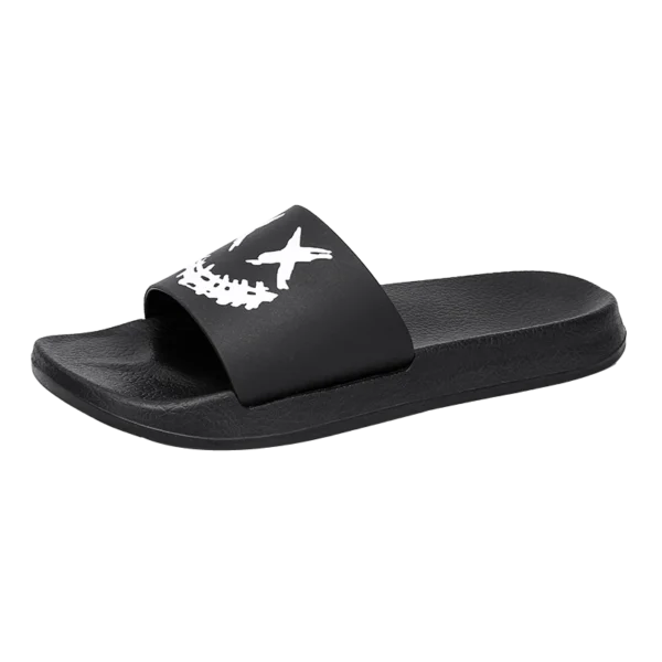 Zapatillas para hombres desgastadas externamente verano chanclas de moda baño antideslizante interior y hogar sandalias - Imagen 8