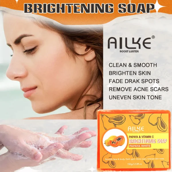 AILKE Kit de cuidado de la piel aclarador multivitamínico natural, hidrata, tonificación uniforme, elimina las imperfecciones, limpia y calmante de la piel - Imagen 6
