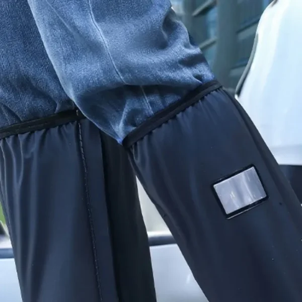 Zapatos antideslizantes de tubo alto, impermeables, resistentes al agua, cubiertas de zapatos para exteriores gruesas y resistentes al desgaste para hombres y mujeres - Imagen 4