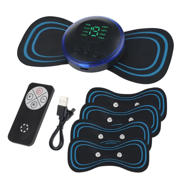 Masajeador eléctrico de cuello ajustable, relajación de cuerpo completo, alivia la fatiga, masaje Cervical inteligente portátil para hombros y pies
