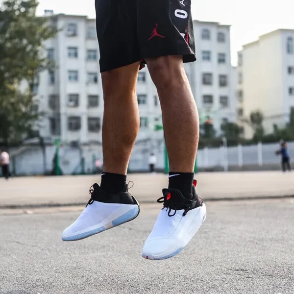 Zapatos Nike para hombre 2024 nueva generación JORDAN Zion zapatos de baloncesto de entrenamiento real acolchados, cómodos y transpirables AQ0394-100 - Imagen 4