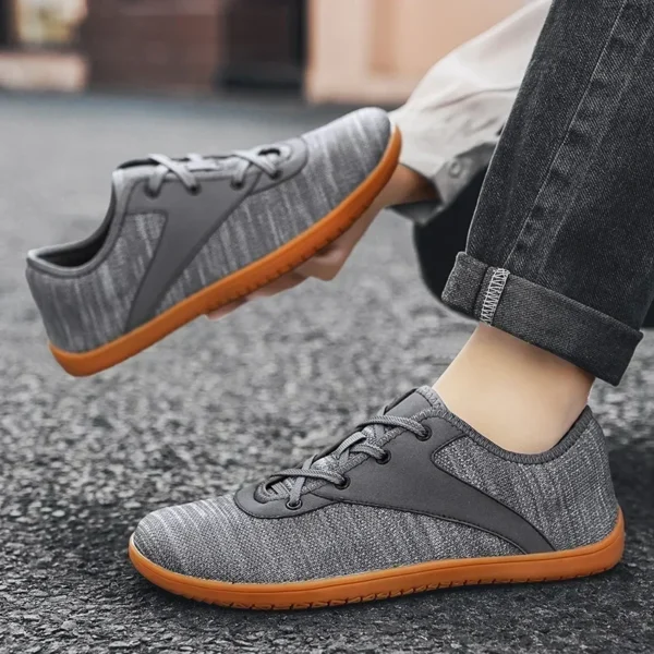 Zapatillas de deporte para hombre, zapatos descalzos, zapatos de entrenamiento cruzado, zapatos para caminar con punta ancha, zapatos para correr con suela de caída cero - Imagen 4