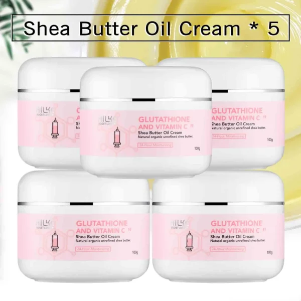 AILKE Crema blanqueadora y aclaradora, adecuada para rostro y cuerpo, aceite de manteca de karité, reparación hidratante intensa Natural de piel agrietada - Imagen 6