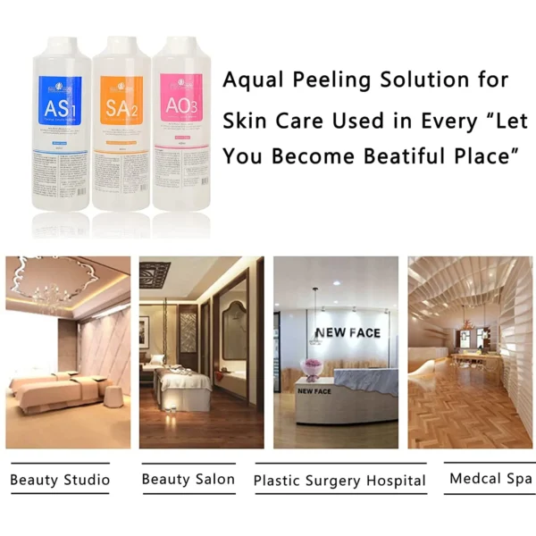 1200ML Hydra líquido suero Facial Aqua Peel solución AS1 SA2 AO3 para máquina de belleza cuidado de la piel limpieza profunda 3 unids/lote - Imagen 6