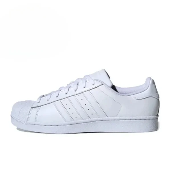 Adidas Originals Superstar oro blanco Low-top clásico Casual hombres mujeres zapatos de skate FX7483 - Imagen 5