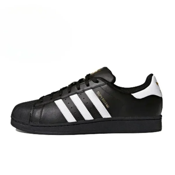 Adidas Originals Superstar oro blanco Low-top clásico Casual hombres mujeres zapatos de skate FX7483 - Imagen 6