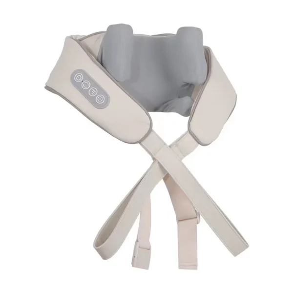 Masajeador de cuello y hombros, masajeadores de espalda Shiatsu de tejido profundo con calor para aliviar el dolor, amasado eléctrico, masaje muscular para apretar - Imagen 8