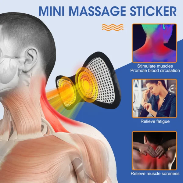 Masajeador eléctrico de cuello ajustable, relajación de cuerpo completo, alivia la fatiga, masaje Cervical inteligente portátil para hombros y pies - Imagen 4