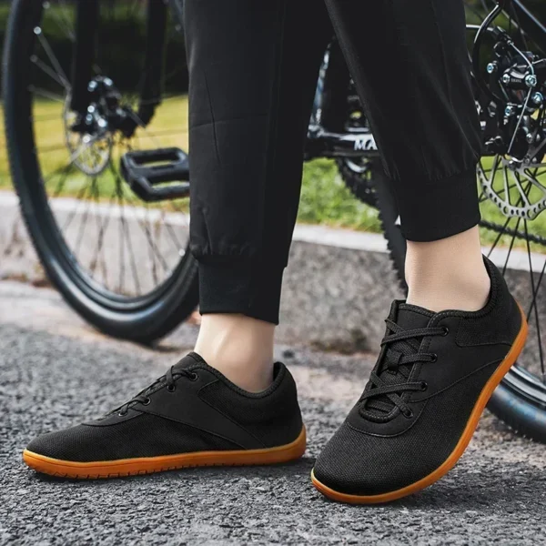 Zapatillas de deporte para hombre, zapatos descalzos, zapatos de entrenamiento cruzado, zapatos para caminar con punta ancha, zapatos para correr con suela de caída cero - Imagen 3