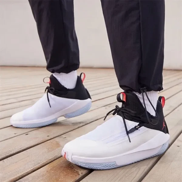 Zapatos Nike para hombre 2024 nueva generación JORDAN Zion zapatos de baloncesto de entrenamiento real acolchados, cómodos y transpirables AQ0394-100 - Imagen 2