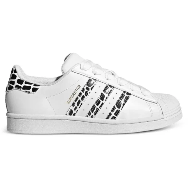 Adidas Originals-Zapatillas de piel sintética con cordones para mujer, deportivas informales, a la moda, Superstar W - Imagen 2