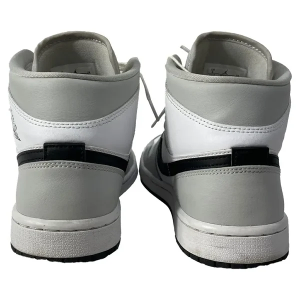 Nike-zapatillas de deporte ligeras en color gris de cuero Jordan 1 - Imagen 3