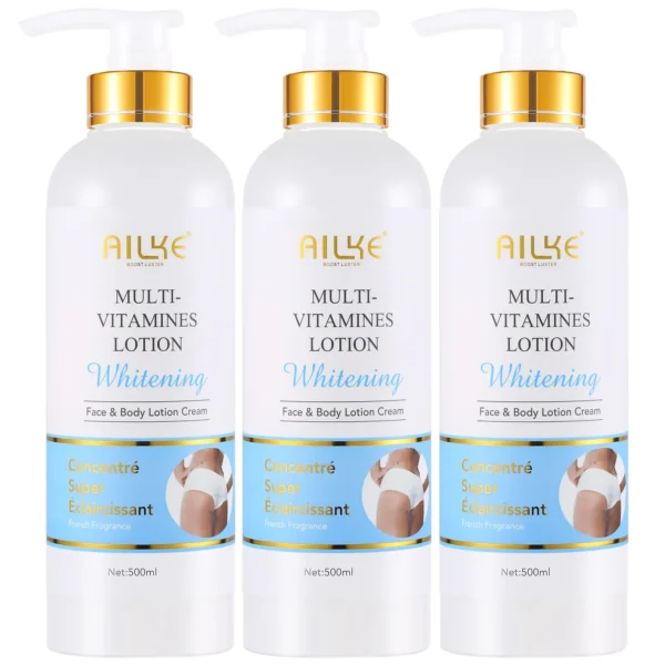 AILKE Kit de cuidado de la piel aclarador multivitamínico natural, hidrata, tonificación uniforme, elimina las imperfecciones, limpia y calmante de la piel - Imagen 8