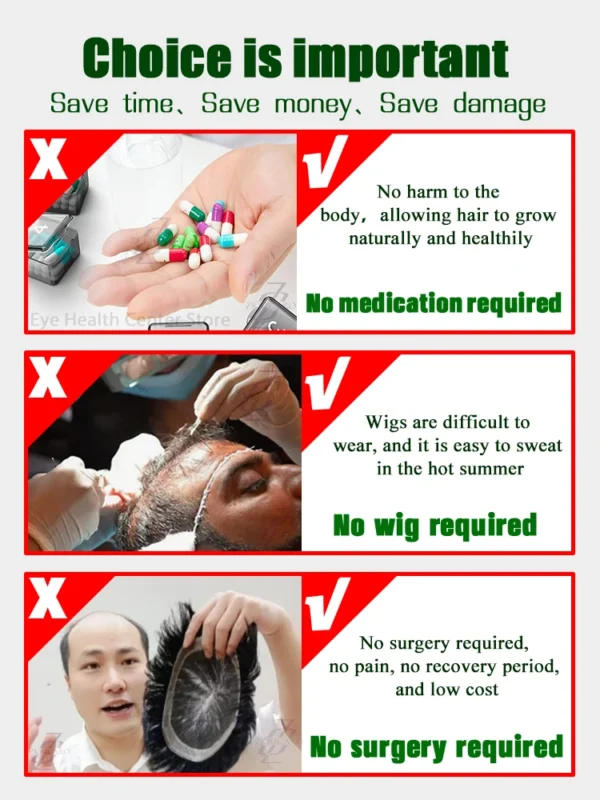 Peine de masaje con aceite esencial para el cabello, aplicador + esencia, acelera el crecimiento del cabello, cabello grueso en 5 días - Imagen 3