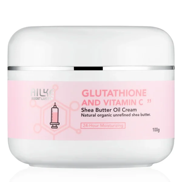 AILKE Crema blanqueadora y aclaradora, adecuada para rostro y cuerpo, aceite de manteca de karité, reparación hidratante intensa Natural de piel agrietada - Imagen 5
