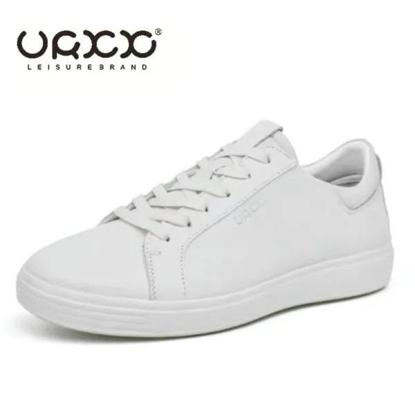 Zapatos de cuero genuino de alta gama para hombres, zapatillas de negocios de tendencia suave, zapatos deportivos de moda para hombres - Imagen 8